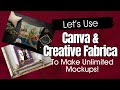 How To Make Mockups For Your Art With Canva and CreativeFabrica