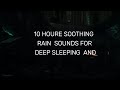 Soft Rain On Forest Cabin   NO ADS   Soothing Rain Sounds For Sleeping, RDR2