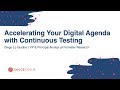 Accelerating Your Digital Agenda with Continuous Testing - Diego Lo Giudice