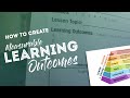 How to create measurable Learning Outcomes using Bloom's Taxonomy - Using Templates for ESL (Part 4)