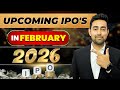 Upcoming IPO’s In February 2026 | Jayesh Khatri