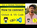 How to connect github to visual studio code