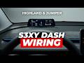 S3XY Dash Installation and Wiring | Tesla Model 3/Y [Highland \u0026 Juniper]