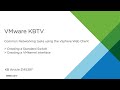 KB 2145397 Common Networking Tasks in the vSphere Web Client - Part 1