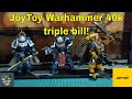 JoyToy Warhammer 40k triple bill review Ultramarines \u0026 Imperial Fists, Primaris Captains \u0026 Veteran