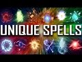 Skyrim - All Rare \u0026 Unique Spells