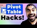 10 Expert Level PIVOT TABLE TRICKS you cannot miss! 🤩