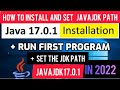 How to Download \u0026Install Java JDK 17.0.1 on Windows 10| Set the JDK path on Windows 10|| In 2022