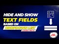 Hide and Show Text Fields based on selection from dropdown list in Adobe Acrobat