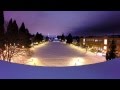 Time Lapse of Snowstorm at University of Portland