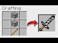 Minecraft, But Crafts Use Bedrock...