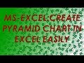 How To Use: Excel Pyramid Chart -SIMPLIFIED
