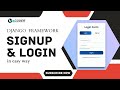 Signup \u0026 Login Form In Django Framework