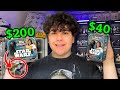 $40 VS $200 STAR WARS TOPPS CHROME 2025 BOXES!