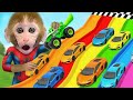 Macaco Bon Bon se transforma em um super herói e pilota uma moto de super herói | Bon Bon Brasil