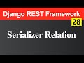 Serializer Relations in Django REST Framework (Hindi)