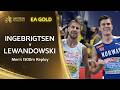 Ingebrigtsen v Lewandowski ⚔️ Men's 1500m | European Indoor Championships 2019 \u0026 2021