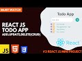 Create a Todo List App Project in ReactJS from Scratch in Urdu/Hindi/React mini Project #3