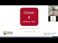 Clicker 8 Webinar, SERU