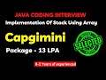 Implementation Of Stack Using Array | Most Important Coding Questions For Tcs, Infosys, Capgemini