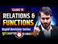  Class 11 Maths Chapter 2 Rapid Revision | Relations \u0026 Functions | One Shot Revision | Exam Oriented