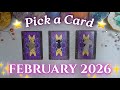 ✧💘 FEBRUARY 2026 💘✧ Messages \u0026 Predictions ・ Detailed Pick a Card Tarot Reading