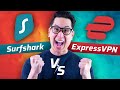 ExpressVPN vs Surfshark | Ultimate VPN Showdown in 2023 💥