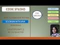 Selenium Webdriver with Java session #4 - CSS Locator in Hindi