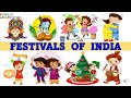 Festivals of India | Festivals name | National \u0026 Religious festivals |Different types of festivals