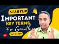 Startup Key Terms That Every Entrepreneur Should Know - Part 2 |  @CASantoshKapal