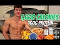 Full Day of Eating 1,600 Calories | EXTRA Low Calorie And High Protein Diet To Lose Fat Fast