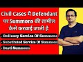Service Of Summons On Defendant |summons in cpc| summons to defendants cpc | summons under cpc