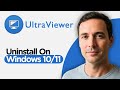How To Uninstall Ultraviewer on Windows 1011 (2026 Full Guide)