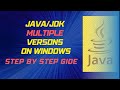 Install Multiple Versions of Java on Windows: Step-by-Step Guide and Best Practices