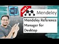 New Mendeley Reference Manager for Desktop || 2024 || Beginner's Guide || Research Publications