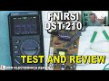 FNIRSI DST-210 Hand Held Portable Scope Meter Signal Generator Test And Review