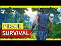 Day 1 In This NEW Pirate Survival Game Is Absolutely Brutal ... Windrose Gameplay