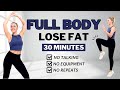 🔥30 Min Full Body Fat Burn HIIT (NO REPEATS)🔥Core, Arms, Back, Thighs \u0026 Cardio🔥ALL STANDING🔥