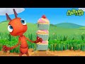 Ants at a Picnic | Antiks | Moonbug Kids Dinosaur Animal Show!