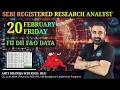 FII DII F\u0026O DATA  Nifty BankNifty Sensex Prediction Tomorrow Friday 20 February 26