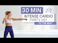 30 min CARDIO PARTY HIIT WORKOUT | No Squats or Lunges | Fun \u0026 High Intensity | To The Beat ♫