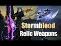 All Stormblood Relic Weapons - All Stages (Eureka)