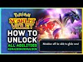 How to Unlock ALL Abilities for Koraidon \u0026 Miraidon in Pokemon Scarlet and Violet