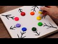 Easy Acrylic Painting Technique｜Painting For Beginners (1399)｜Oddly Satisfying