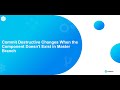 Commit Destructive Changes When the Component Doesn't Exists in Master Branch