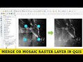 QGIS Tutorials 43: Merge or Mosaic Raster image in QGIS | Merge Tool