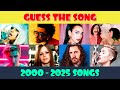 Guess the Song 2000-2025 🎶 100 Songs Music Quiz