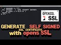 5 Easy Steps to Generate Self Signed SSL Certificate with OpenSSL