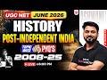 UGC NET History Previous Question Paper | Post-Independent India UGC NET History PYQs By Ashwani Sir