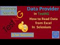 Data Provider in TestNG (Using Data from Excel) | Pradeep Nailwal